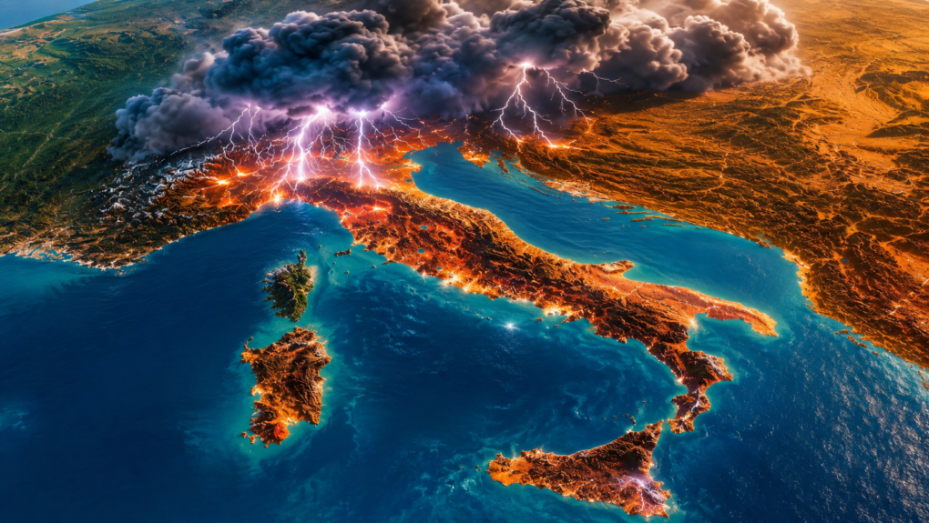 MEDITERRANEO BOLLENTE, L’AUTUNNO ESORDISCE CON TEMPORALI AD ALTA ENERGIA